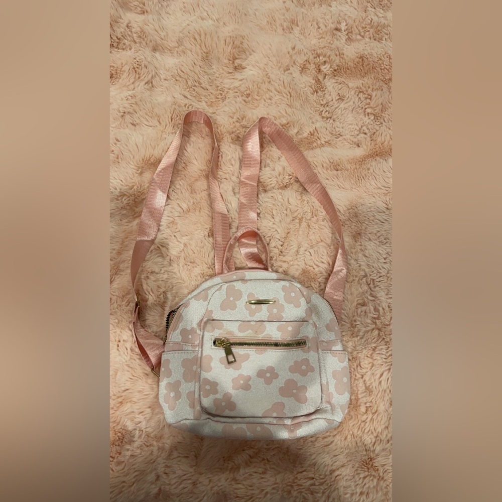 SHIEN Pink Floral Backpack